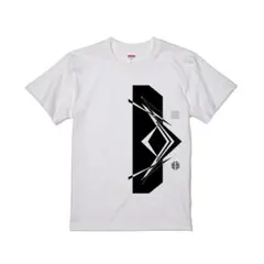 【新品】 ハイクオリティー Tシャツ 幾何学 モノクロ 前