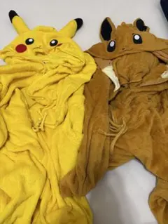 ポケモン 着ぐるみ ピカチュウ イーブイ 2点セットのサムネイル