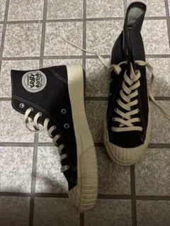 WEIRDO KRAZY FEETO ブラックハイカットスニーカーのサムネイル