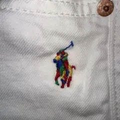 ポロ　ラルフローレン　ホワイトジーンズ　W36 ポニー刺繍のサムネイル