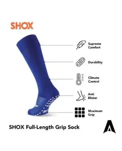 【新品タグ付き】ATAK SHOXハイパフォーマンスソックス青24.5〜26.5