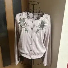 バラ刺繍長袖POのサムネイル