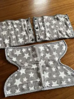 BABYHOPPER エルゴ 抱っこ紐カバー よだれカバー リバーシブル グレー