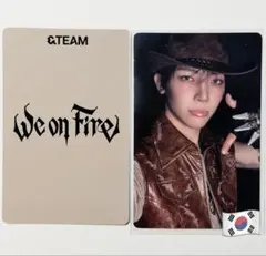 &TEAM We on fire 韓国 サノク トレカ 特典 ニコラス - メルカリ