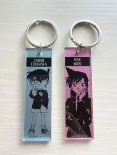 名探偵コナンプラザ コナン 毛利蘭 キーホルダー