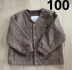 バースデイ tiny manon ジャケット チェック 中古 100cm
