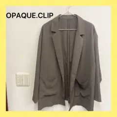 ☆OPAQUE.CLIP テーラードジャケット ブラウン Mサイズのサムネイル