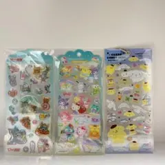 トムとジェリー　ポムポムプリン　サンリオ　 ドロップジェリーシール　セット