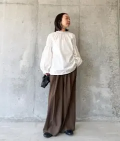 【美品】SELECTMOCA by sonボリュームギャザースリーブブラウス