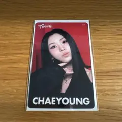 TWICE チェヨン オフラインくじ参加賞 クリアトレカ