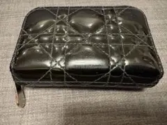 ディオール Dior カナージュ 長財布 ブラック 02-LU-1122 - メルカリ