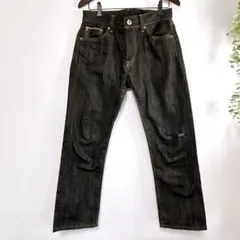 UNIQLOユニクロ　デニム パンツ レギュラーフィットストレートジーンズ30