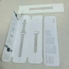 【極美品】純正アップルウォッチ41mm スポーツバンド スターライト