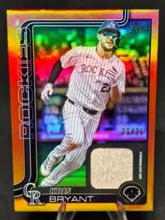 Relicラストナンバー 25枚限定 Kris Bryant 2025 MLB