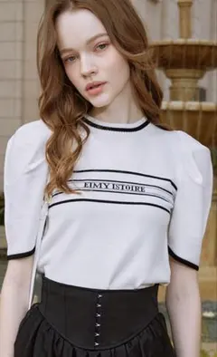 【新品未使用タグ付き】EIMYロゴニットプルオーバー