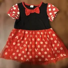 Disney ミニーマウス ドット柄 ワンピースのサムネイル