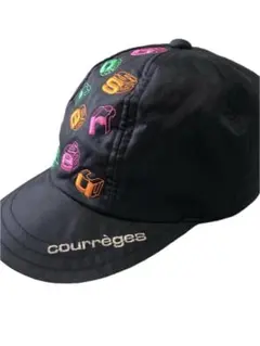 【希少】Courrèges クレージュ 3Dロゴ刺繍 キャップ Y2Kアーカイブのサムネイル