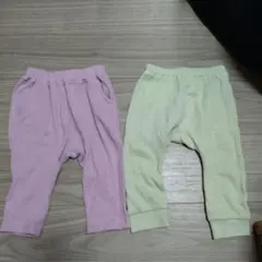 GU　サマナルパンツ　西松屋　モンキーパンツ　80cm