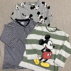 ディズニー❣️長袖　3枚セット✨　80