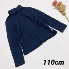 2-628【GAP】キッズ　子供　トップス　長袖　襟付き　シンプル　♪