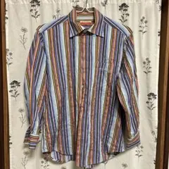 CASTELBAJAC +2 NATURE ストライプシャツ サイズ3