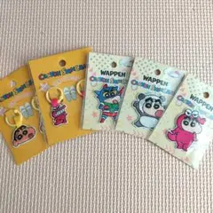 クレヨンしんちゃん　ワッペン　シューズタグ　5点セット