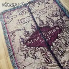 激レア】vintageラグマット チアリーダー柄 タペストリー インテリア