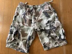 【訳あり】STUSSY 迷彩 ハーフパンツ 34インチ アーカイブ 00sのサムネイル