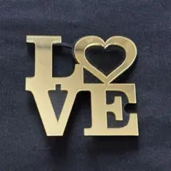 n*m様 LOVE オブジェ ロバート・インディアナ Robert Indian - メルカリ