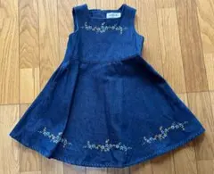 ARTLETTER 花柄刺繍 デニムワンピース スカートのサムネイル
