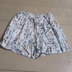 美品　branshes　花柄　コットン　ハーフパンツ　120