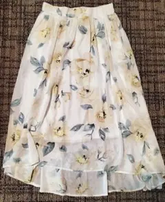 gladys、フレアースカート、花柄、M