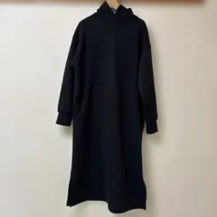 グローバルワーク　ロングワンピース　パーカーワンピース