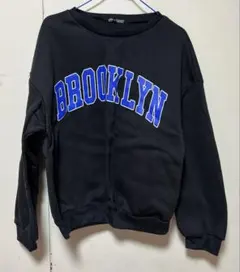 SHEIN レディース ロゴ 裏起毛 トレーナー L