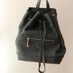 美品　ANNABEL INGALL リュック　レザー　チャコールグレー