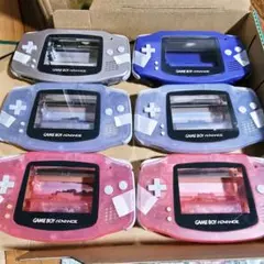 GBA ゲームボーイアドバンス 美品 純正シェル 外装 6点セット