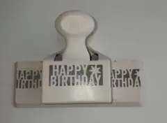 HAPPY BIRTHDAY クラフトパンチ - メルカリ