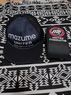 Mazume キャップ ダークグレー　帽子　白刺繍　新品　レア　非売品 Mazume キャップ ダークグレー 帽子 白刺繍 新品 レア 非売品