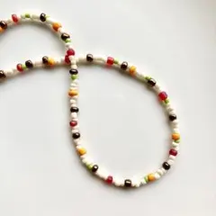 beads necklace＊colorful