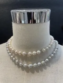 本真珠パールデザインネックレス＆ピアスSET