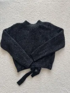 ZARAキラキラブラックニット