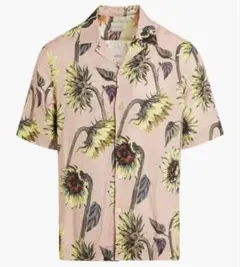 Paul Smith 三浦春馬さん着用 花柄シャツ ネイビーホワイト - メルカリ