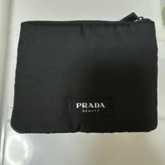 PRADA BEAUTY ポーチ ブラック ライトグリーン