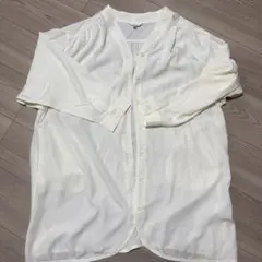 MOUSSY アイボリー　長袖シャツ F