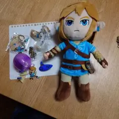 ゼルダの伝説　リンク ぬいぐるみ　ピンズ　ガチャ