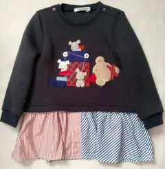 familiar ファミリア 現行品 トップス チュニック 90 長袖