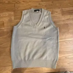 EAST BOY グレー Vネック スクールベスト M