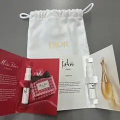 ディオール ミスディオール　香水　J'adore パフュームサンプル　巾着
