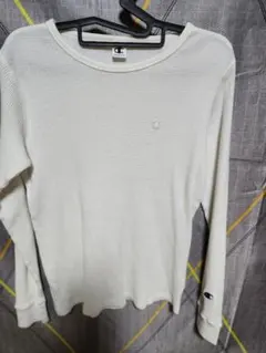 Champion ホワイト 長袖Tシャツ Women's M