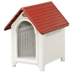 アイリスオーヤマ ボブハウスMサイズ レッド 犬小屋 保護猫 屋外 ガーデニングのサムネイル